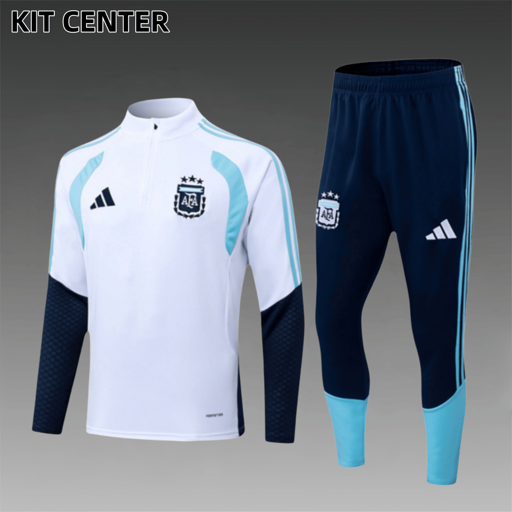 2026/2027 Argentina Half Zip Training Clothes (Adult Kids Kit)