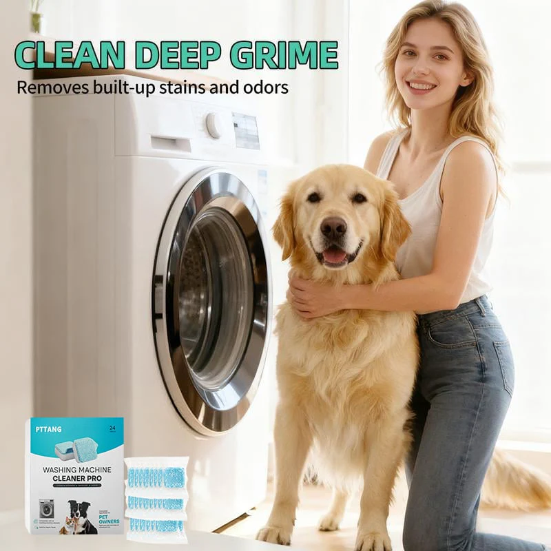 🔥Buy 2 Free Shipping🔥24 PCS Eco-Friendly Washing Machine Cleaner Fights Pet Odors & Hair Build-Up for Fresh Clean Machines