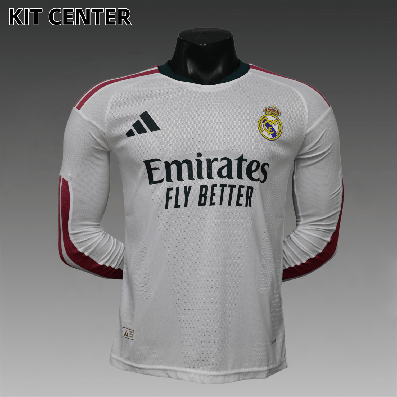 2026/2027 Real Madrid Home Long Sleeve Football Shirt (Player version）