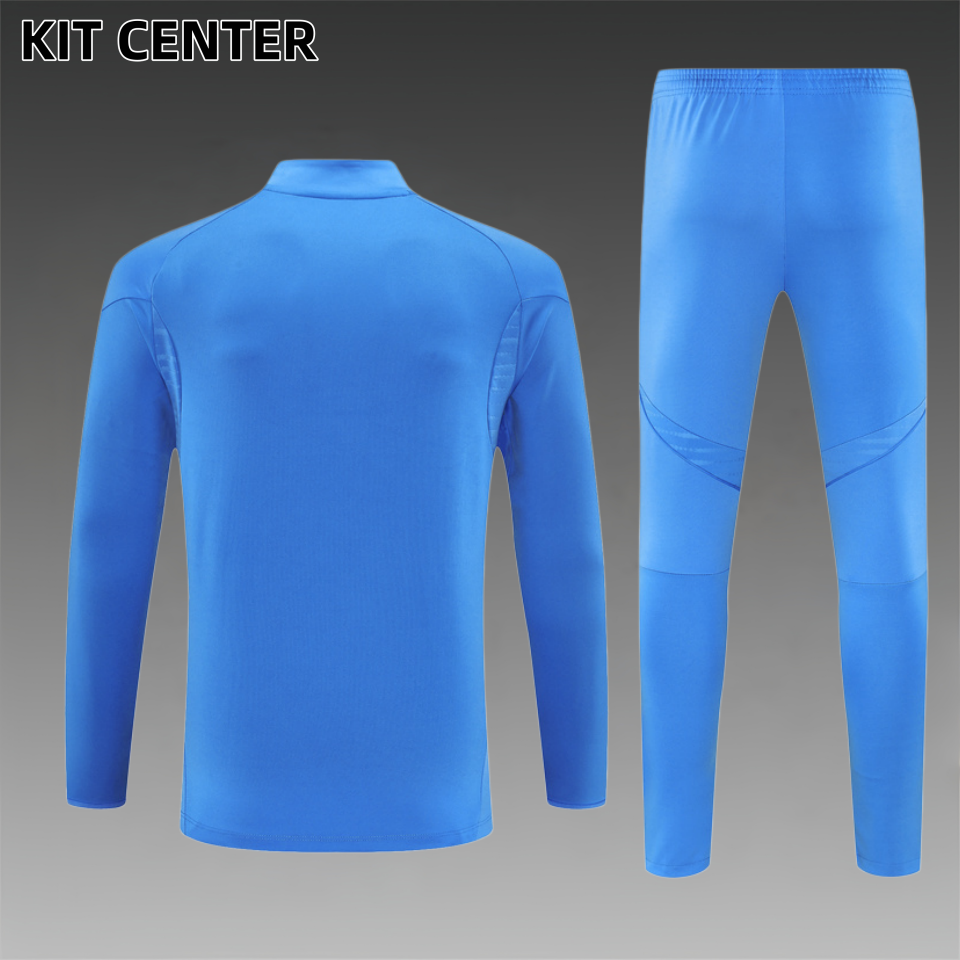 2025/2026 Real Madrid Kids Half Zip Training Kit (Kids Kit)