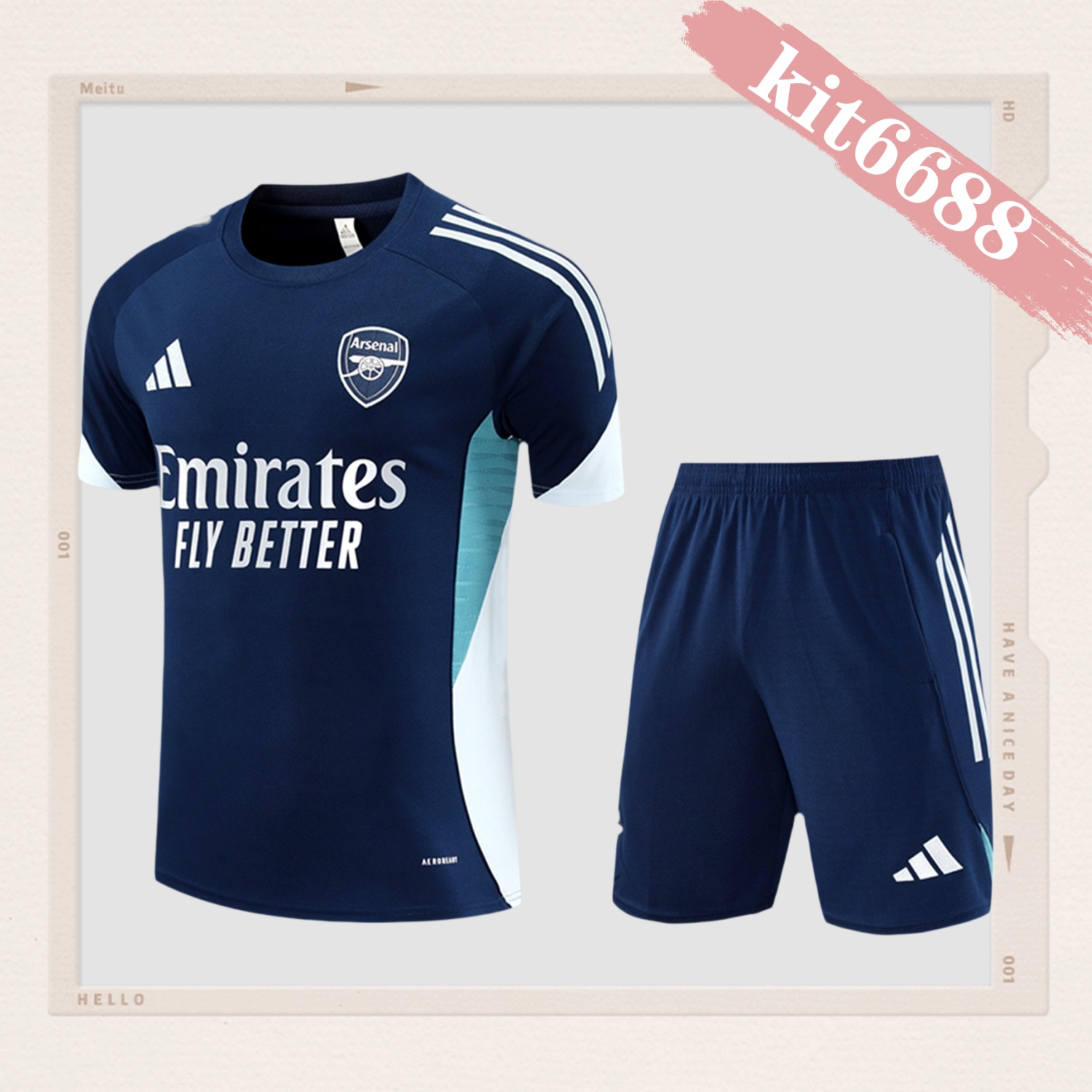 2025/2026 Arsenal Adult Short Sleeve Training Wear (Adult Kit)