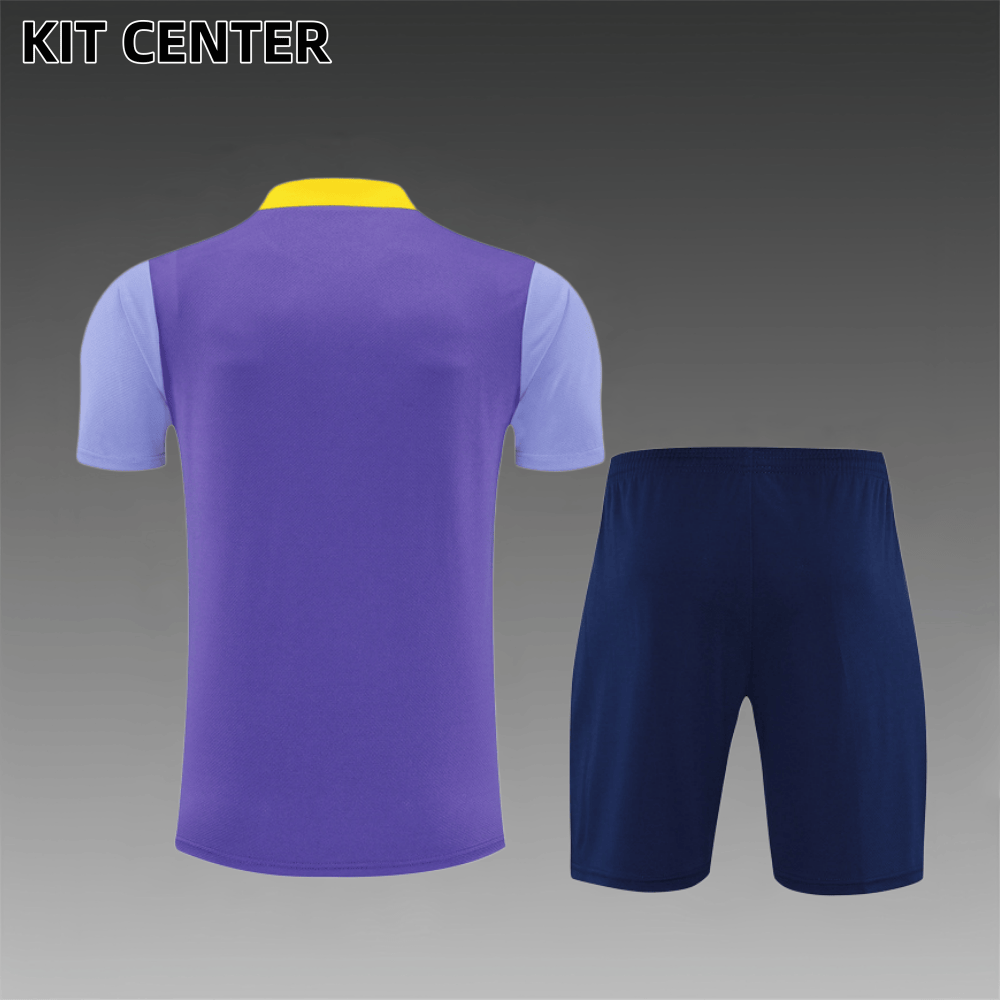 2025/2026 Atletico Madrid Purple Adult Short Sleeve Training Wear (Adult Kit)