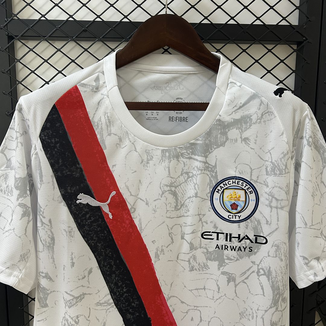 2025/2026 Manchester City Away Football Shirt (Fans)