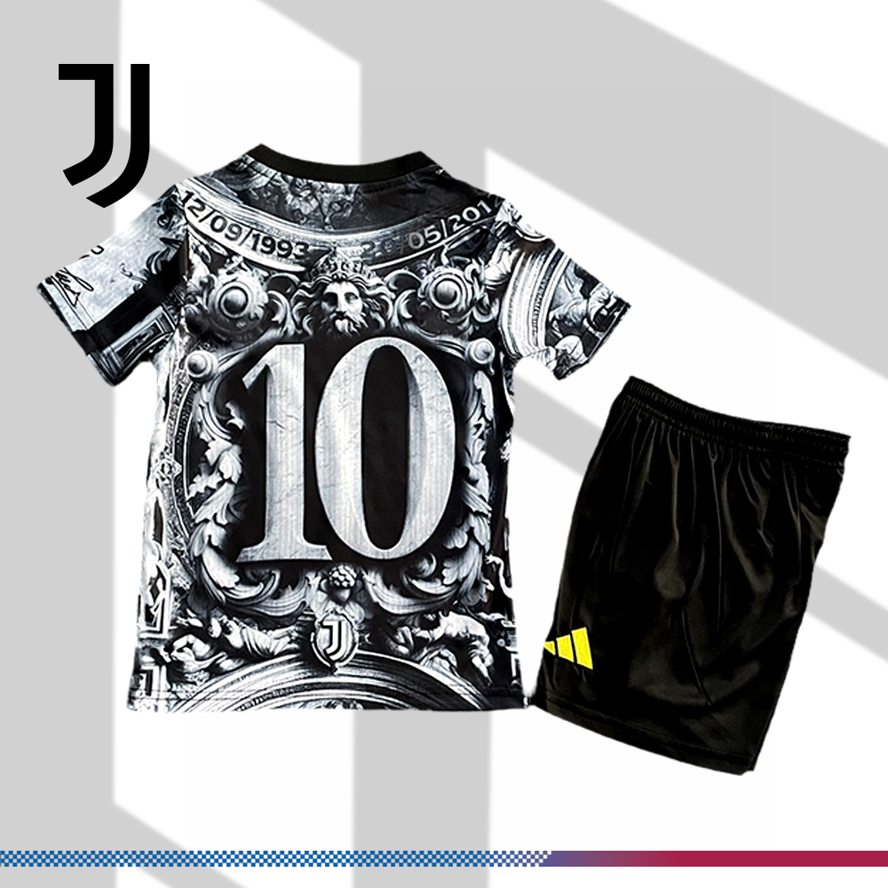2025/2026 Juventus Pre-match Training Football Jersey (Kids Kit socks)