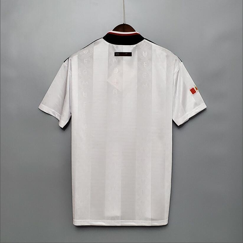 98/99 Manchester United Away retro football jersey