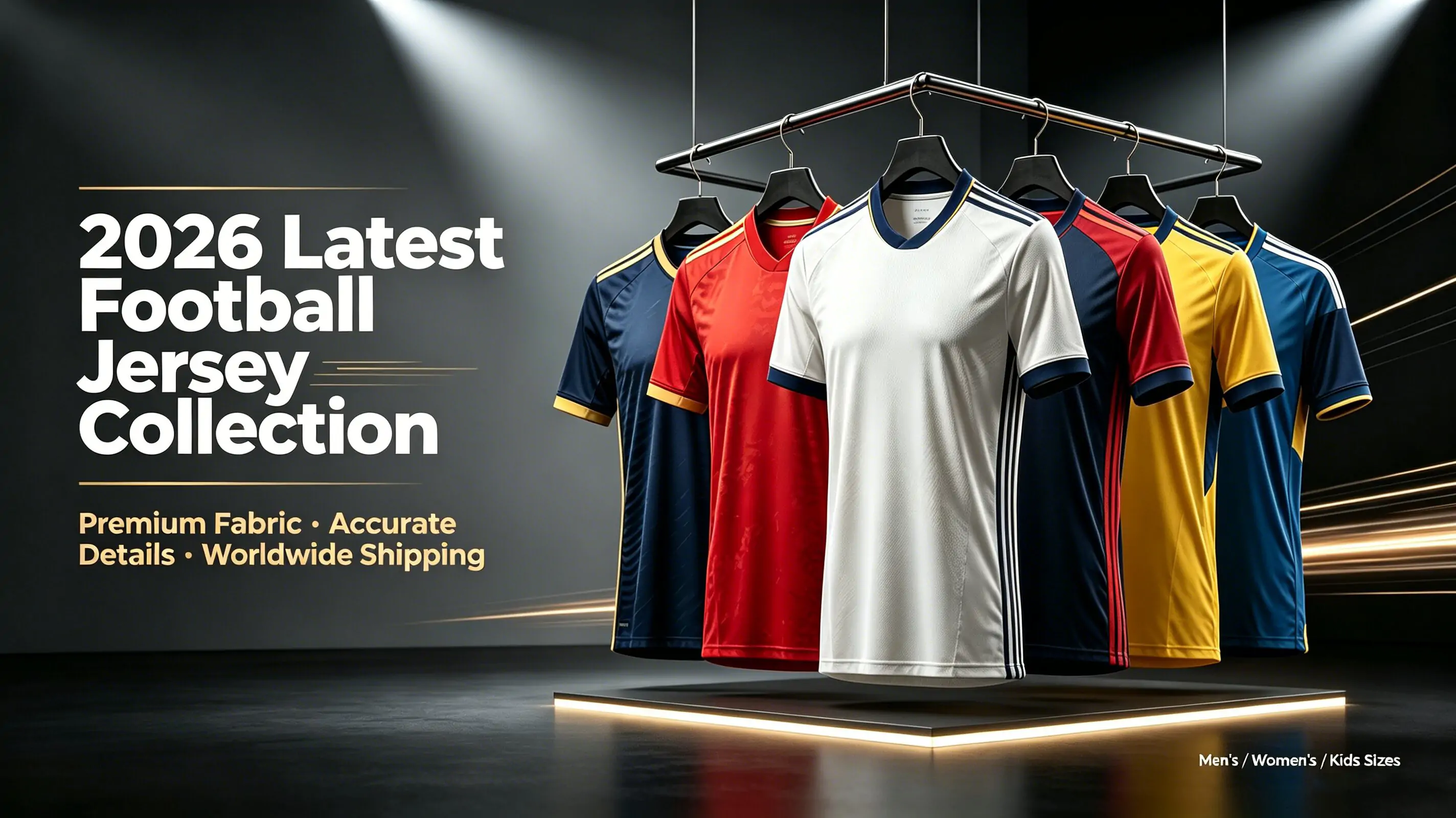 2026 Latest High Quality Replica Football Jersey Collection Premium Breathable Soccer Jerseys