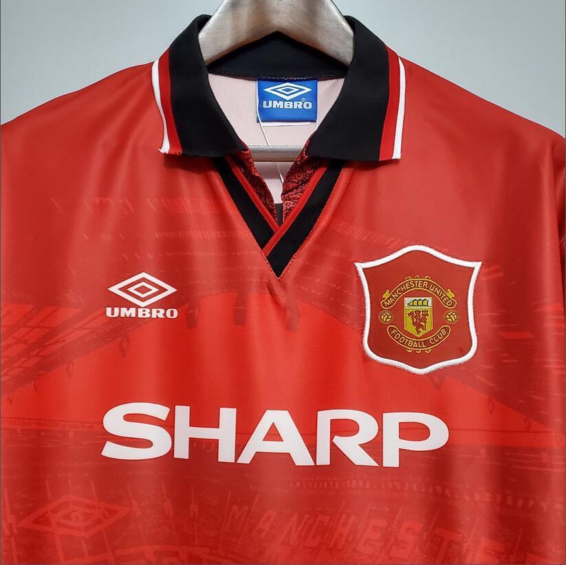 94/96 Manchester United home retro football jersey