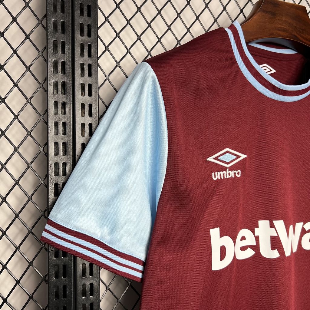 2024/2025 West Ham United Home Football Shirt （Fans）