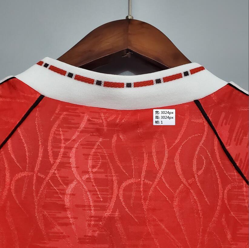 90/92 Manchester United home retro football jersey