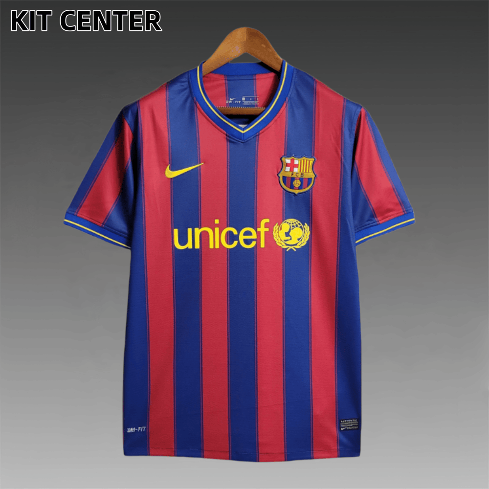 2009/2010 Barcelona home Retro Football Shirt