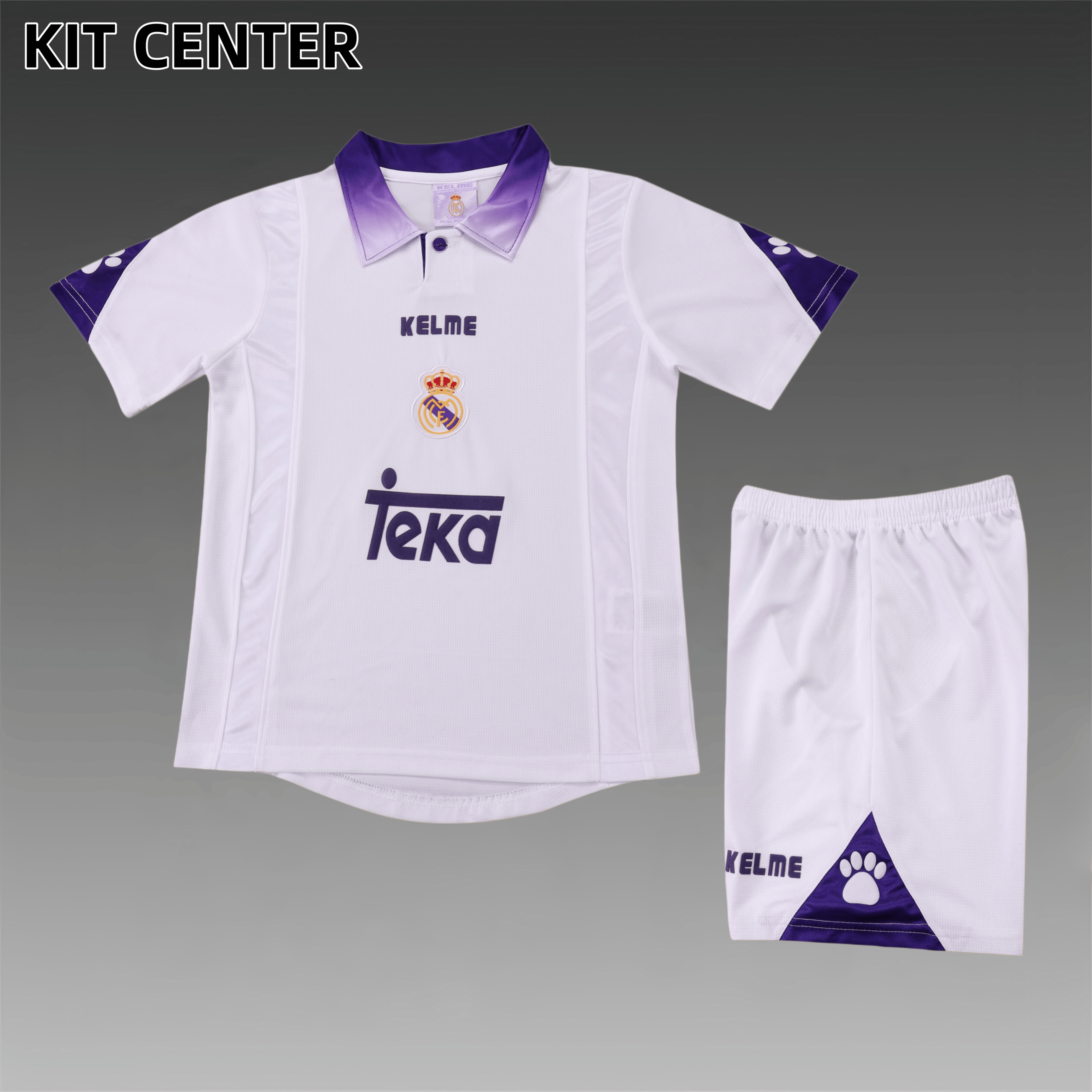 1997/1998 Real Madrid home Retro Kids Set