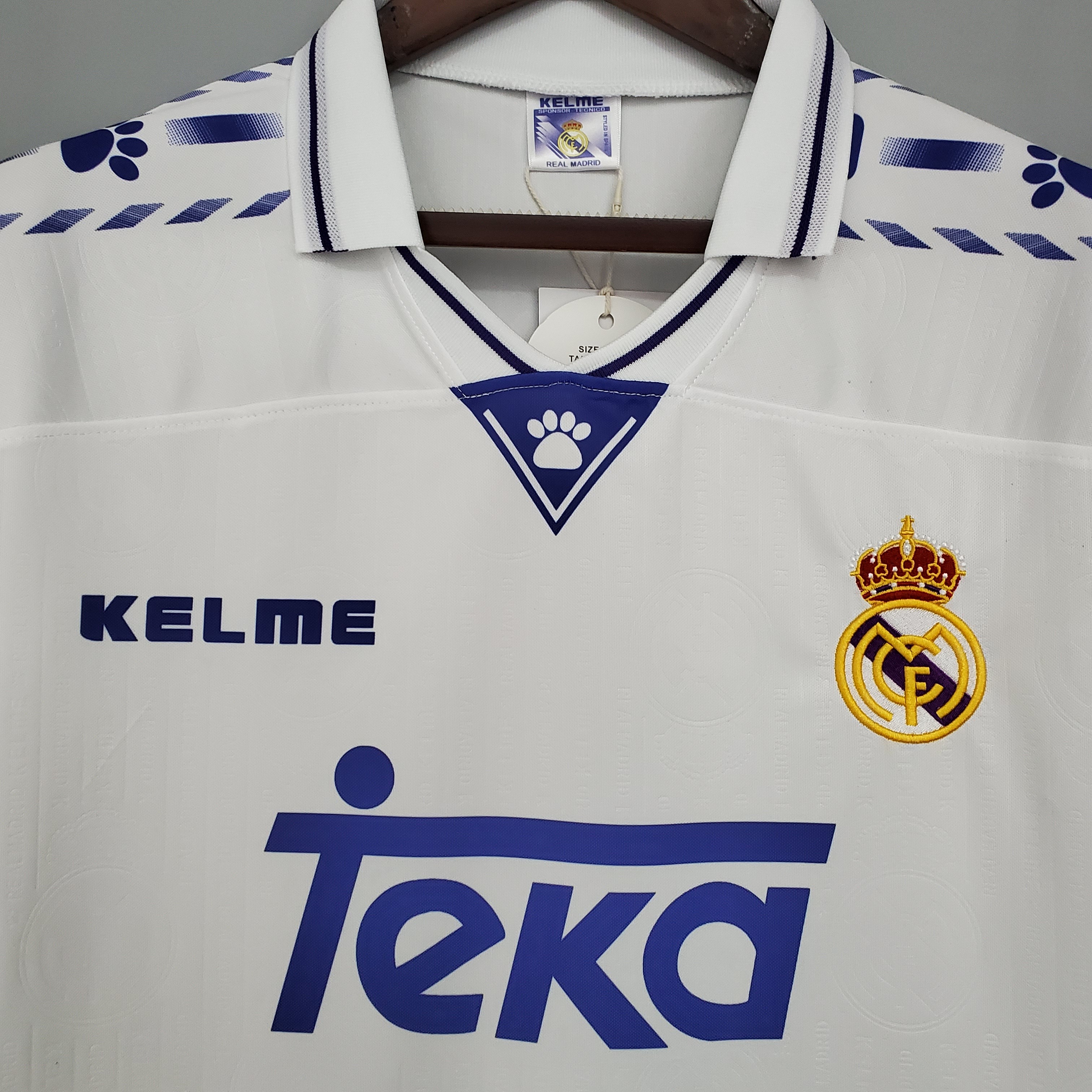 1996/1997 Real Madrid Home Retro Football Shirt