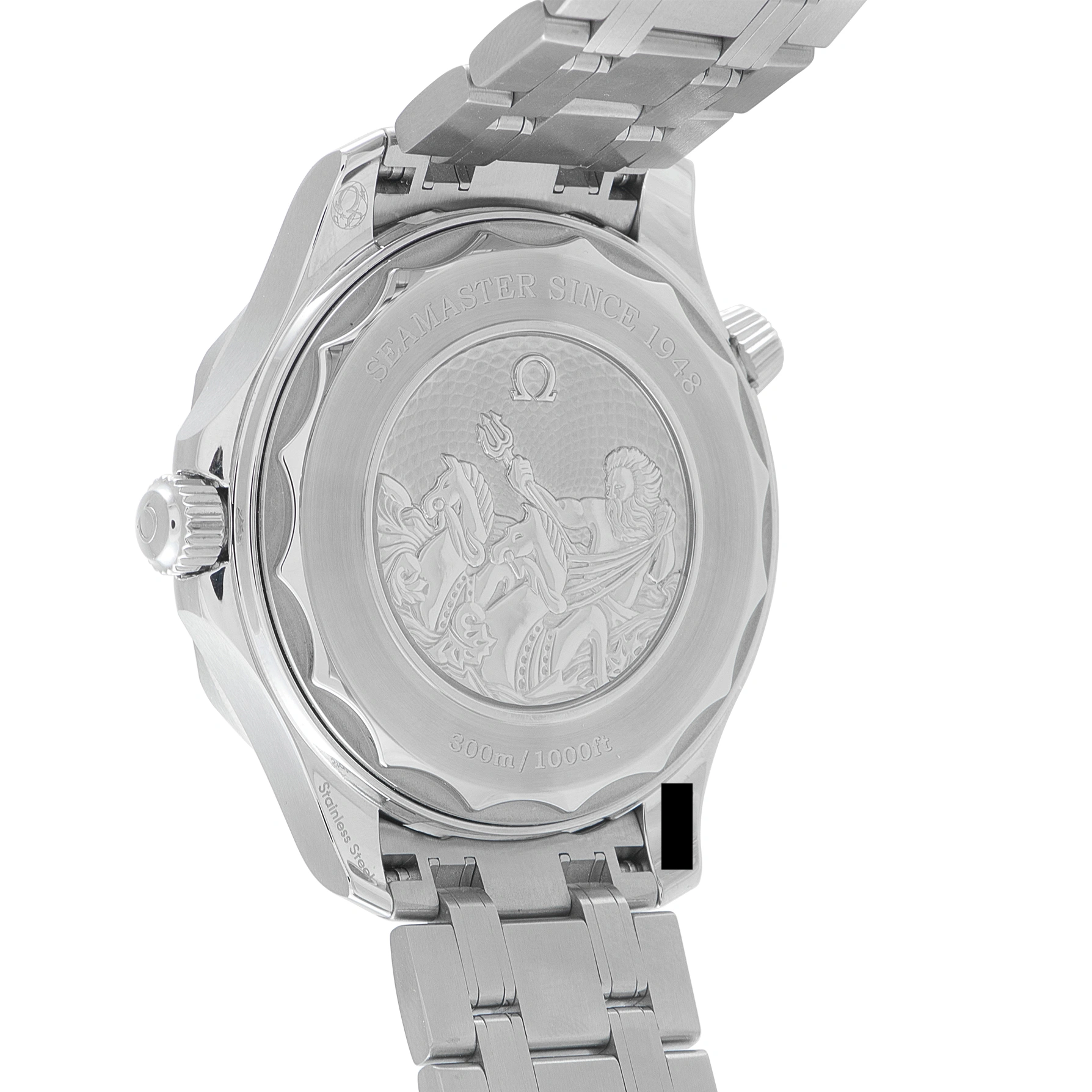 OmegaSeamaster Diver Summer Blue Steel Watch 210.30.42.20.03.003
