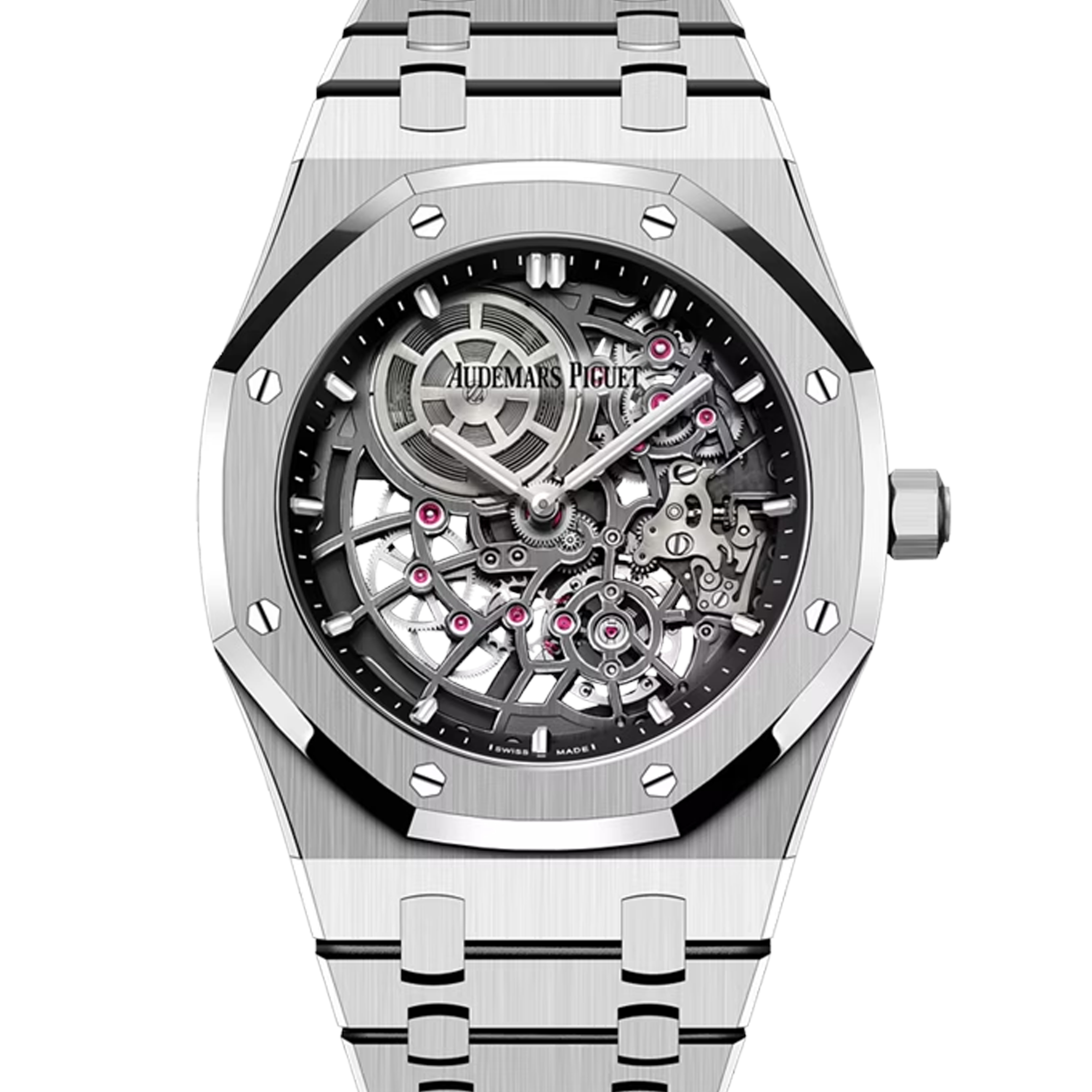 Audemars PiguetRoyal Oak Jumbo Extra Thin Openworked Watch 16204bc.oo.1240bc.01