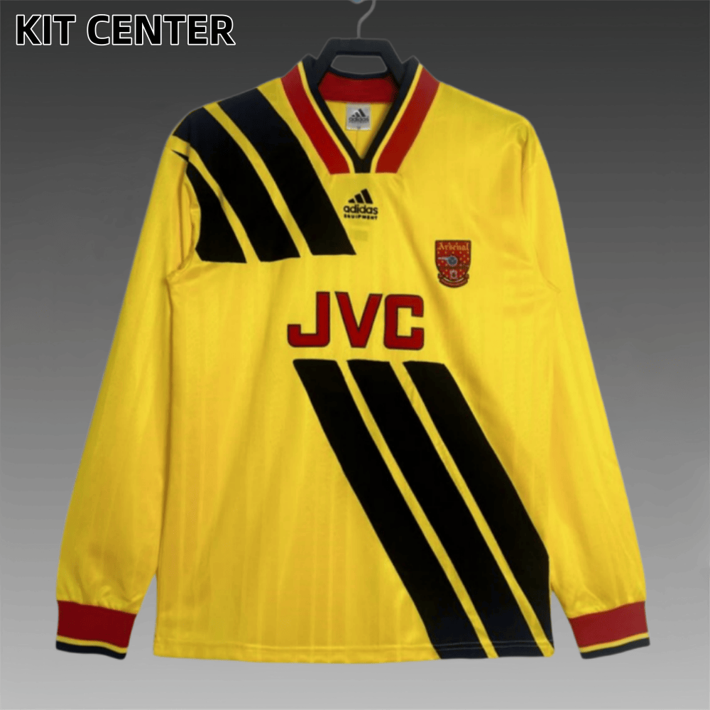 93/94 Arsenal Away Retro Long Sleeve Football Shirt