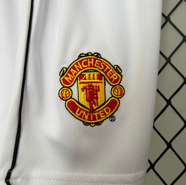 00/01 Manchester United home ground Retro Football Soccer Kids Kit