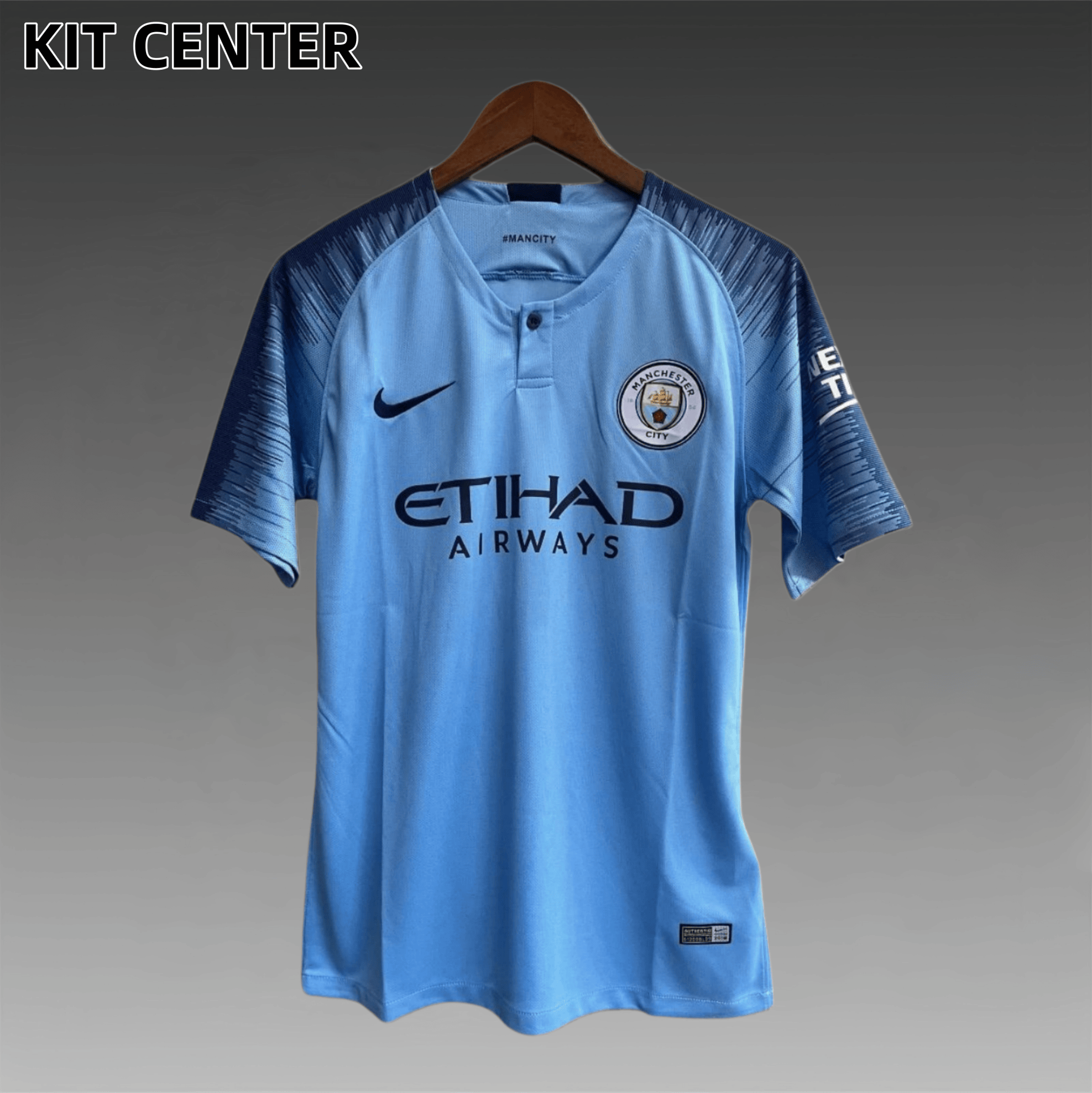 18/19 Manchester City Home Retro Football Shirt