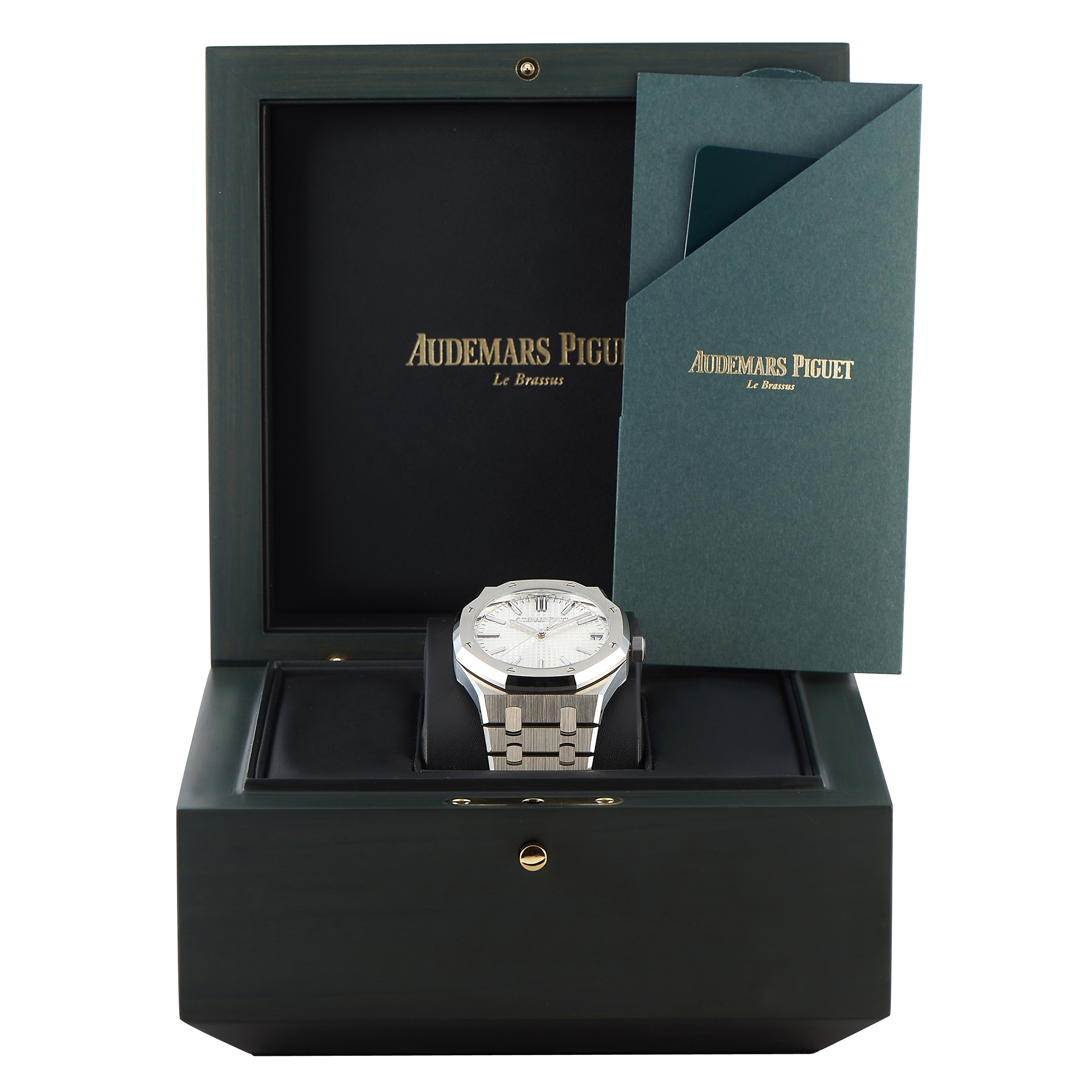 Audemars PiguetRoyal Oak White Dial Watch 15510ST.OO.1320ST.08