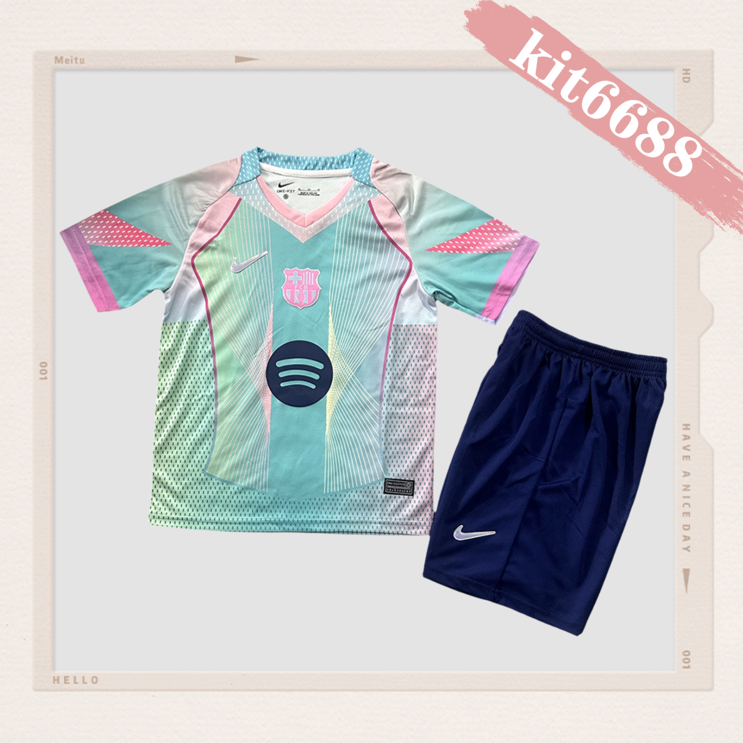 2025/2026 Barcelona Special Edition Football Shirt (Kids Kit socks)