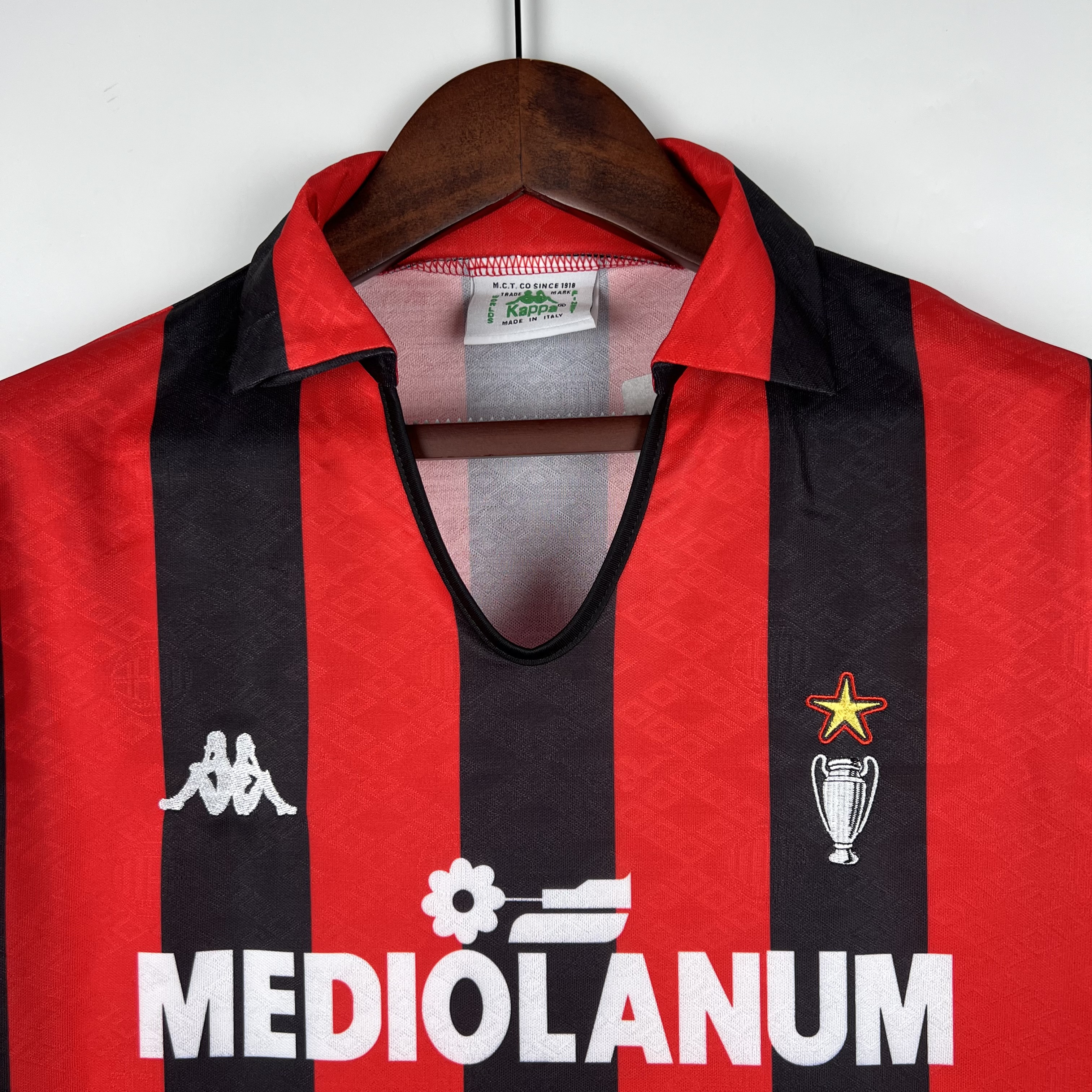 1989/1990 AC Milan Home Retro Football Shirt