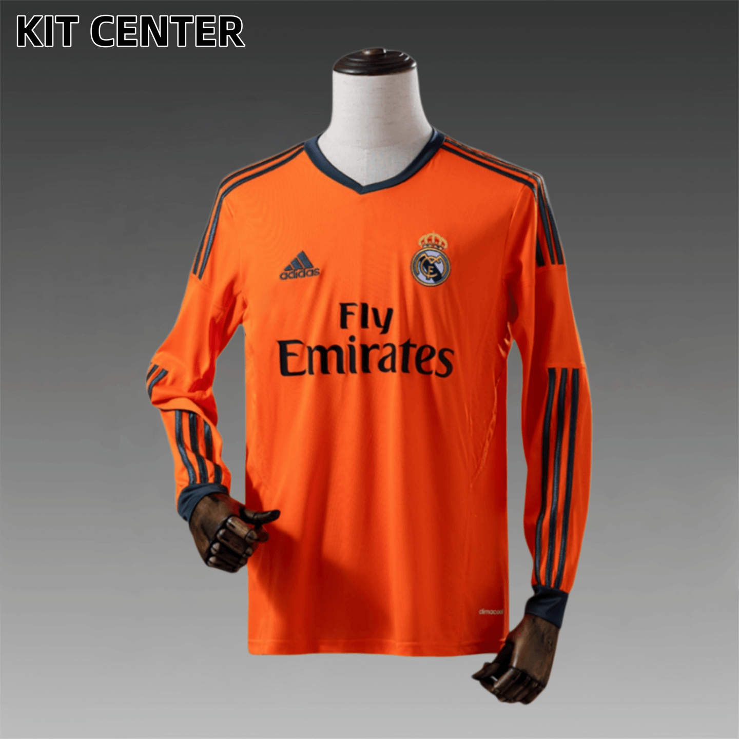 2013/2014 Real Madrid Third Away Long Sleeve Retro Football Shirt