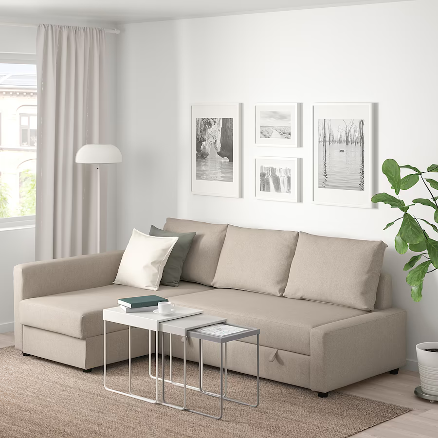 FRIHETEN Sleeper sectional,3 seat