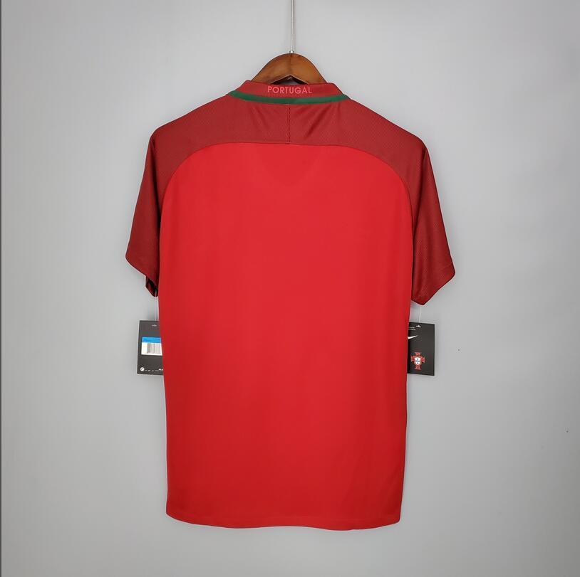 2016 Portugal home Retro Football Shirt