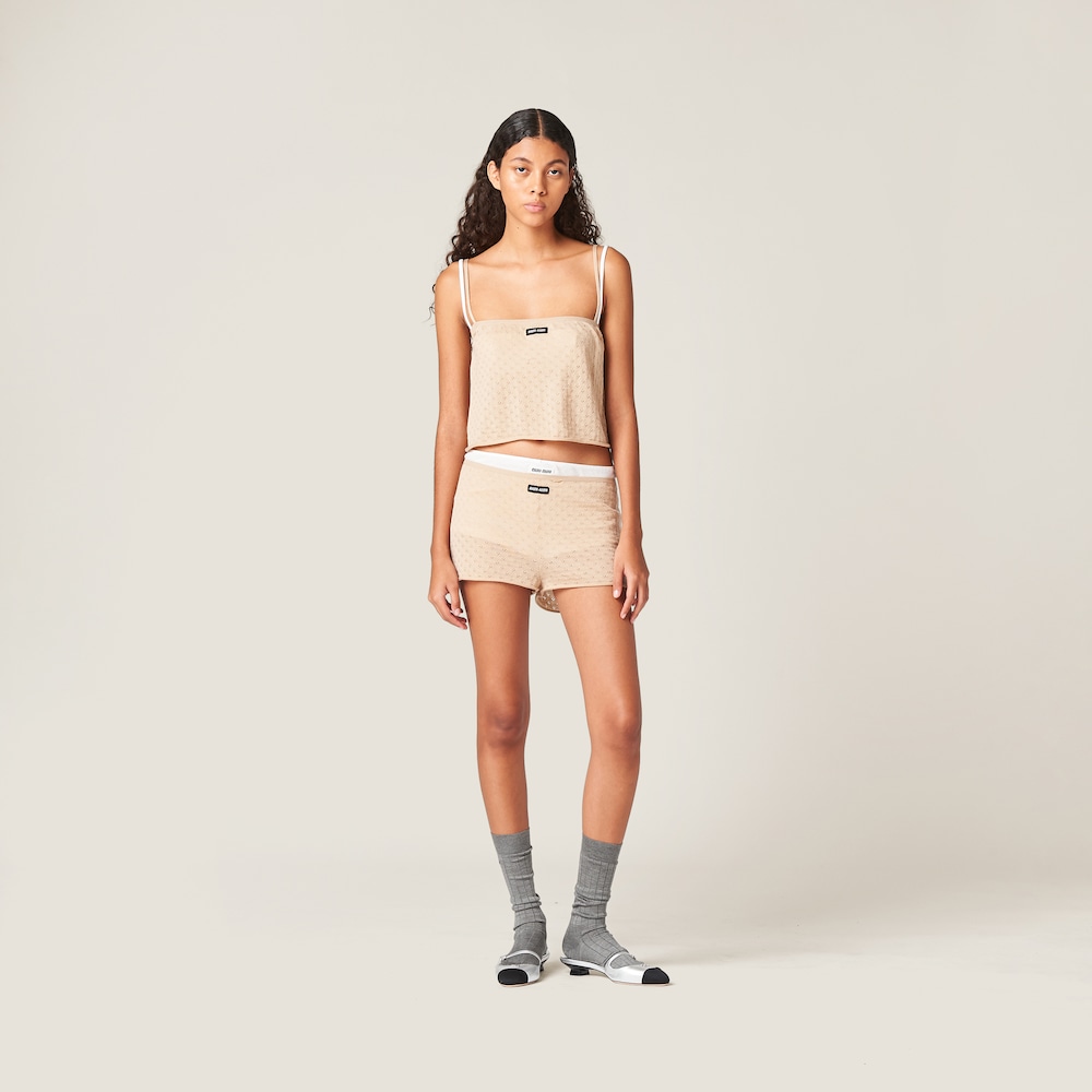 Cashmere and silk top