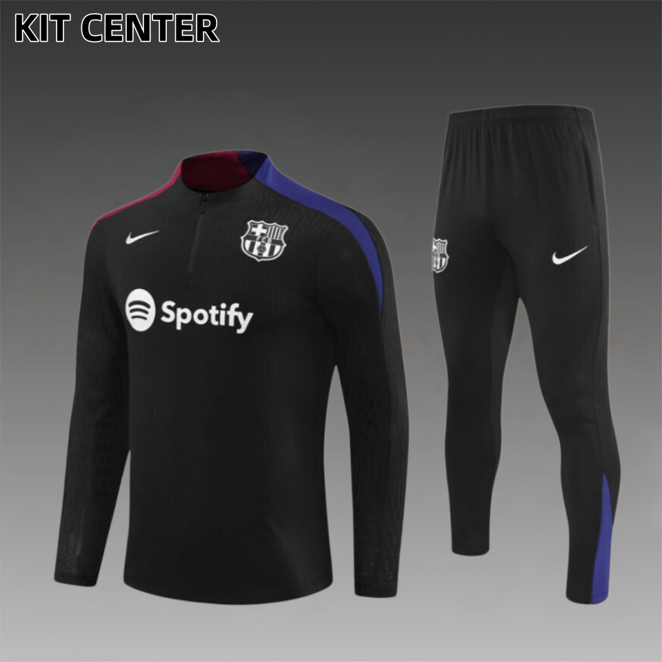 24/25 Barcelona Half Zip TrainingWear (Adult Kids Kit)