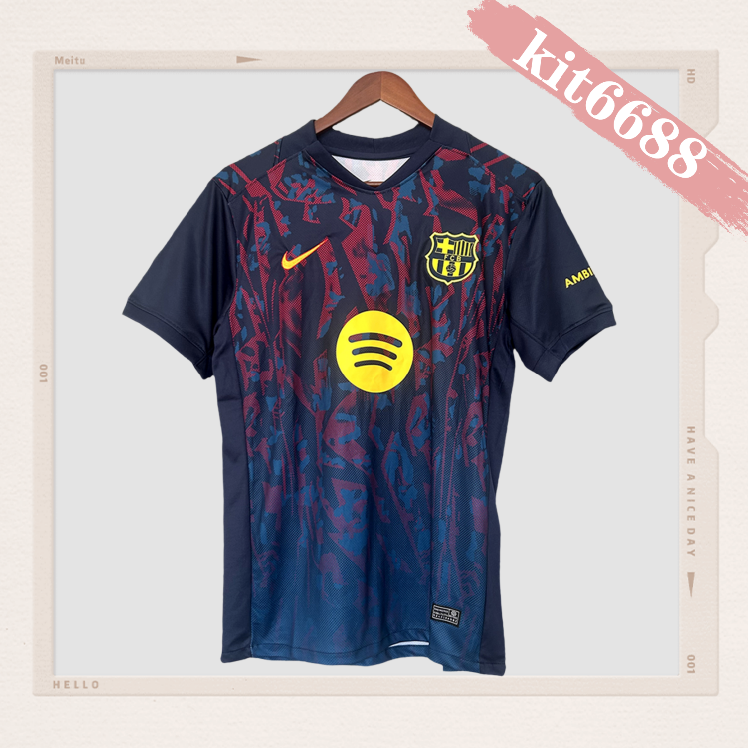 2025/2026 Barcelona Pre-match Football Jersey (Fan Edition)