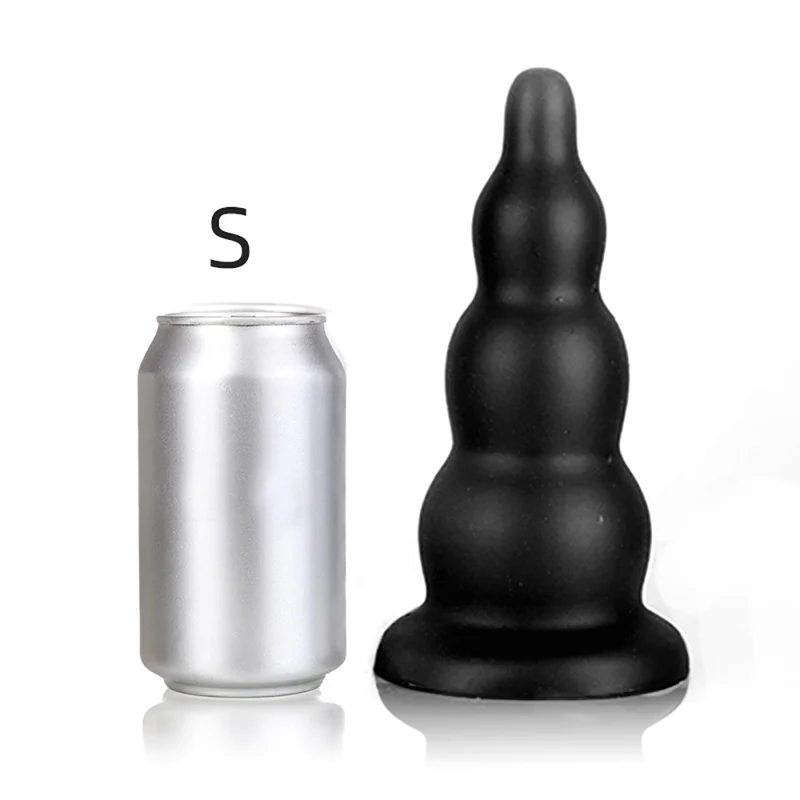 Tower - Ribbed Butt Plug - Thick Butt Plug - Anal Sex Toy