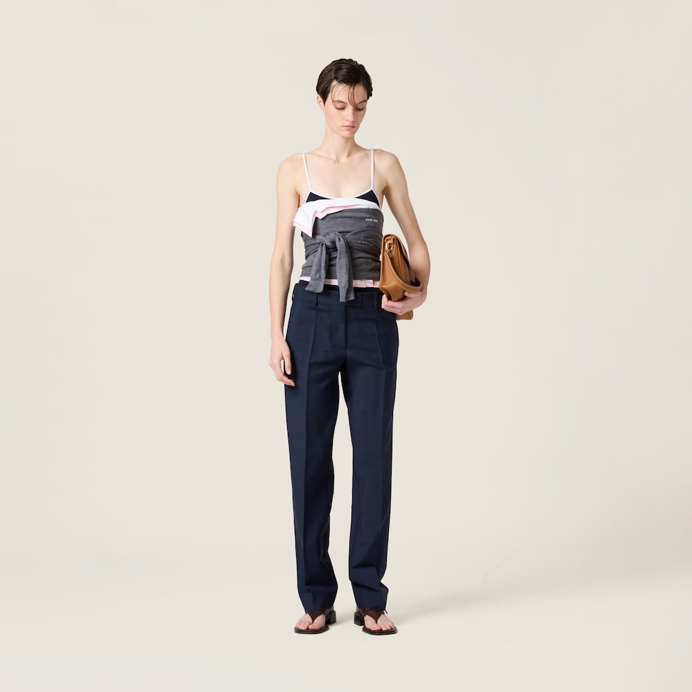 Wool boat-neck sweater