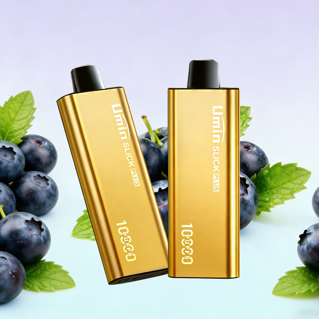 UMIN SLICKPLUS 10000 PUFFS-BLUBERRY MINT