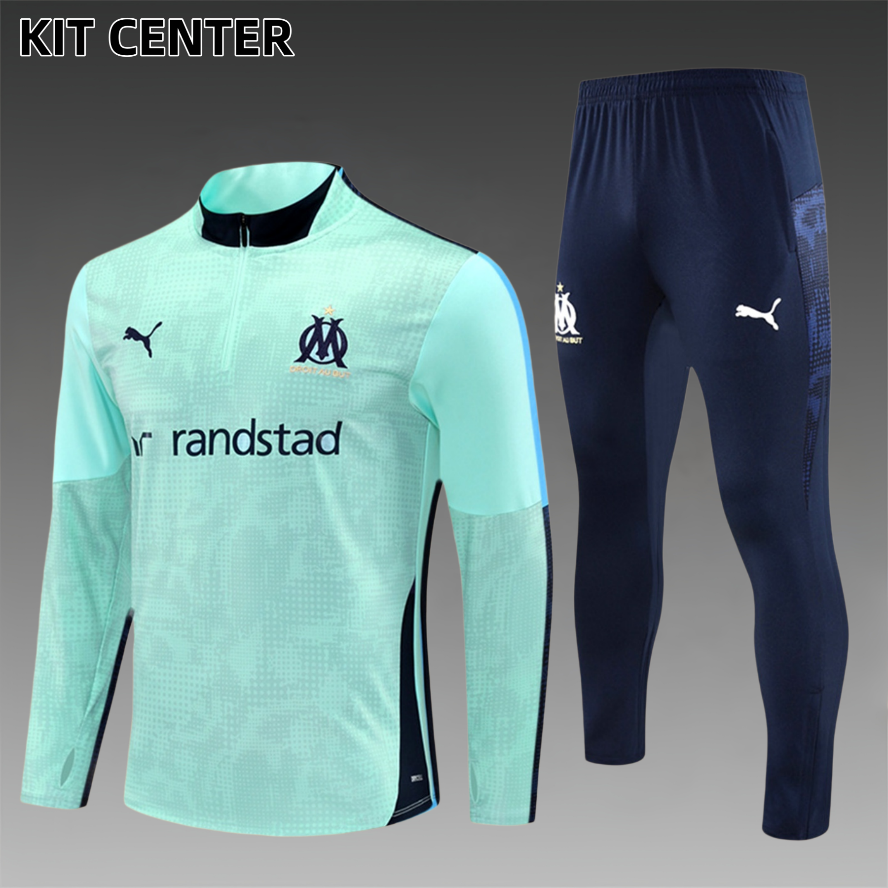 2025/2026 Marseille Adult Half Zip Training Kit (Adult Kit)