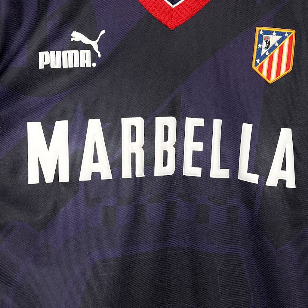 1995/1996 Atletico Madrid Second Away Retro Football Shirt