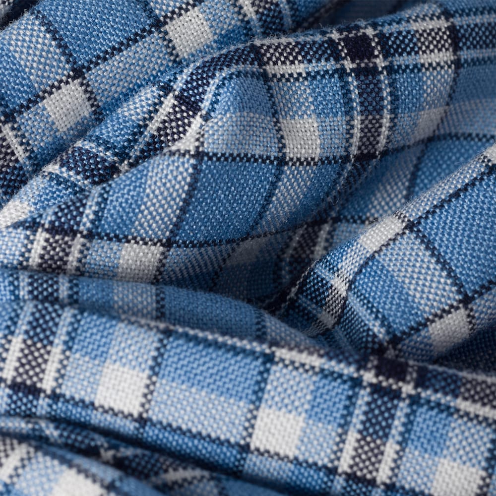 Checked poplin scrunchie