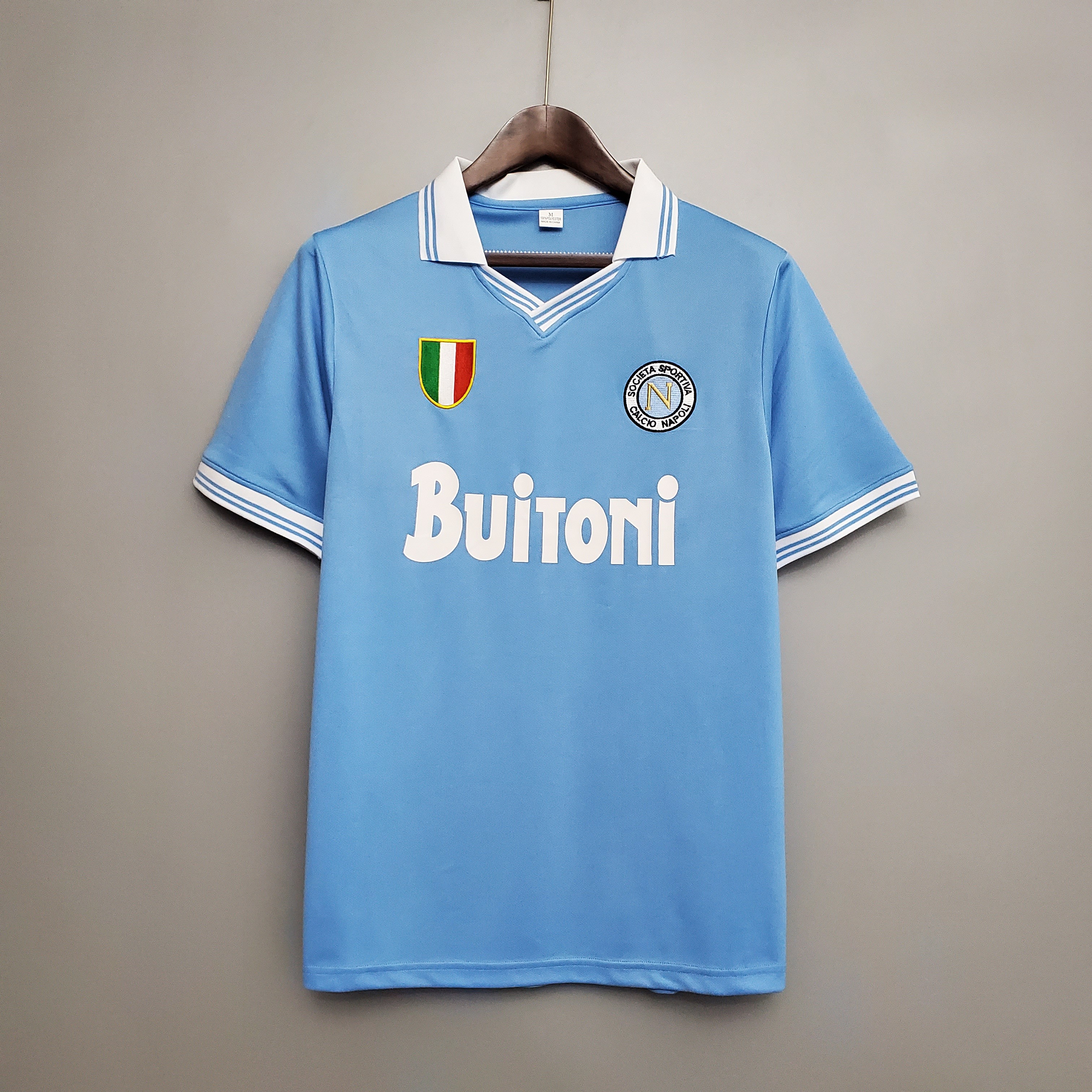1986/1987 Napoli Retro Home Football Shirt