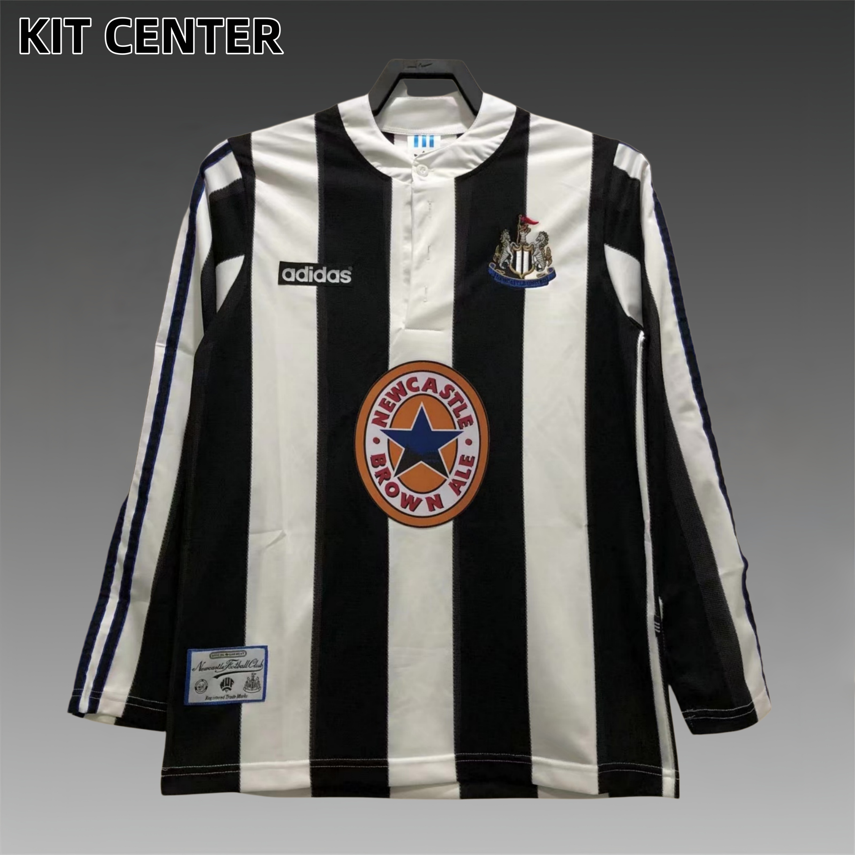 1995/1997 Newcastle United home Long Sleeve Retro Football Shirt