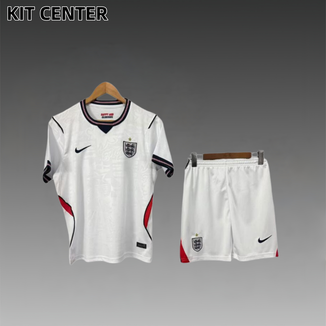 2026 England Home Kids Football Shirt （ Kids Kit socks)