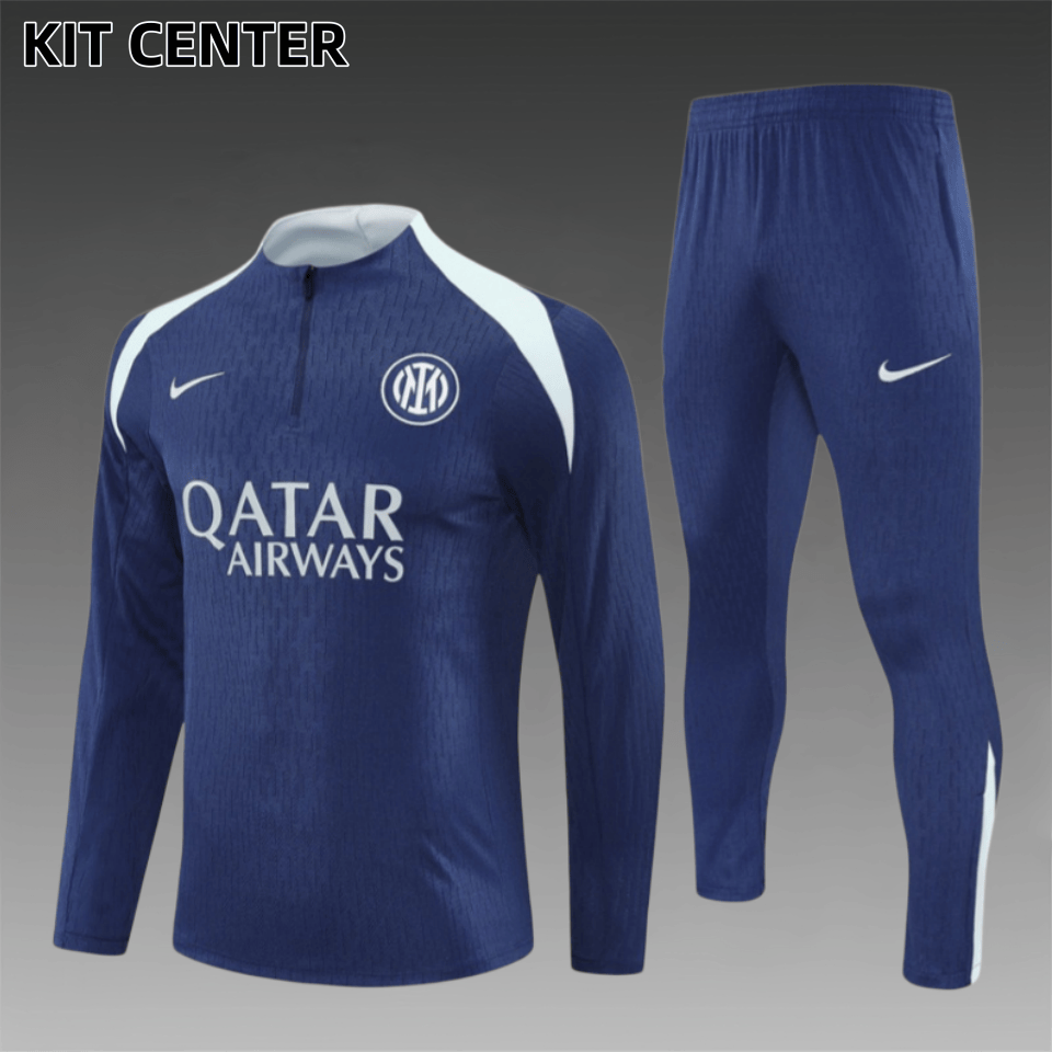 25/26 Inter Milan Half Pull Training Uniform (adult Kids Kit)