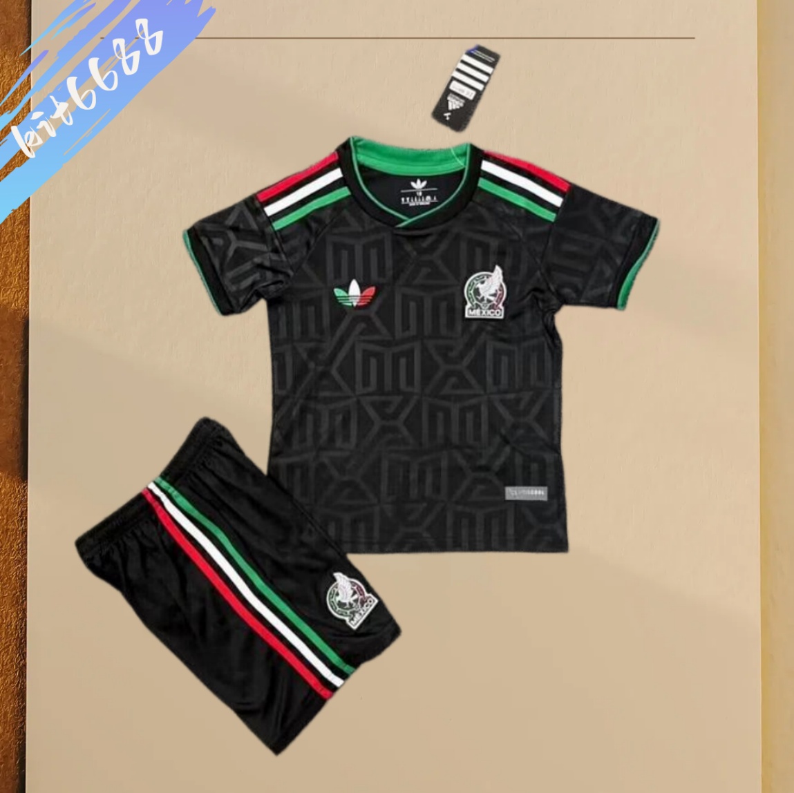 2026 Mexico Third Away Football Shirt (Kids Kit socks )