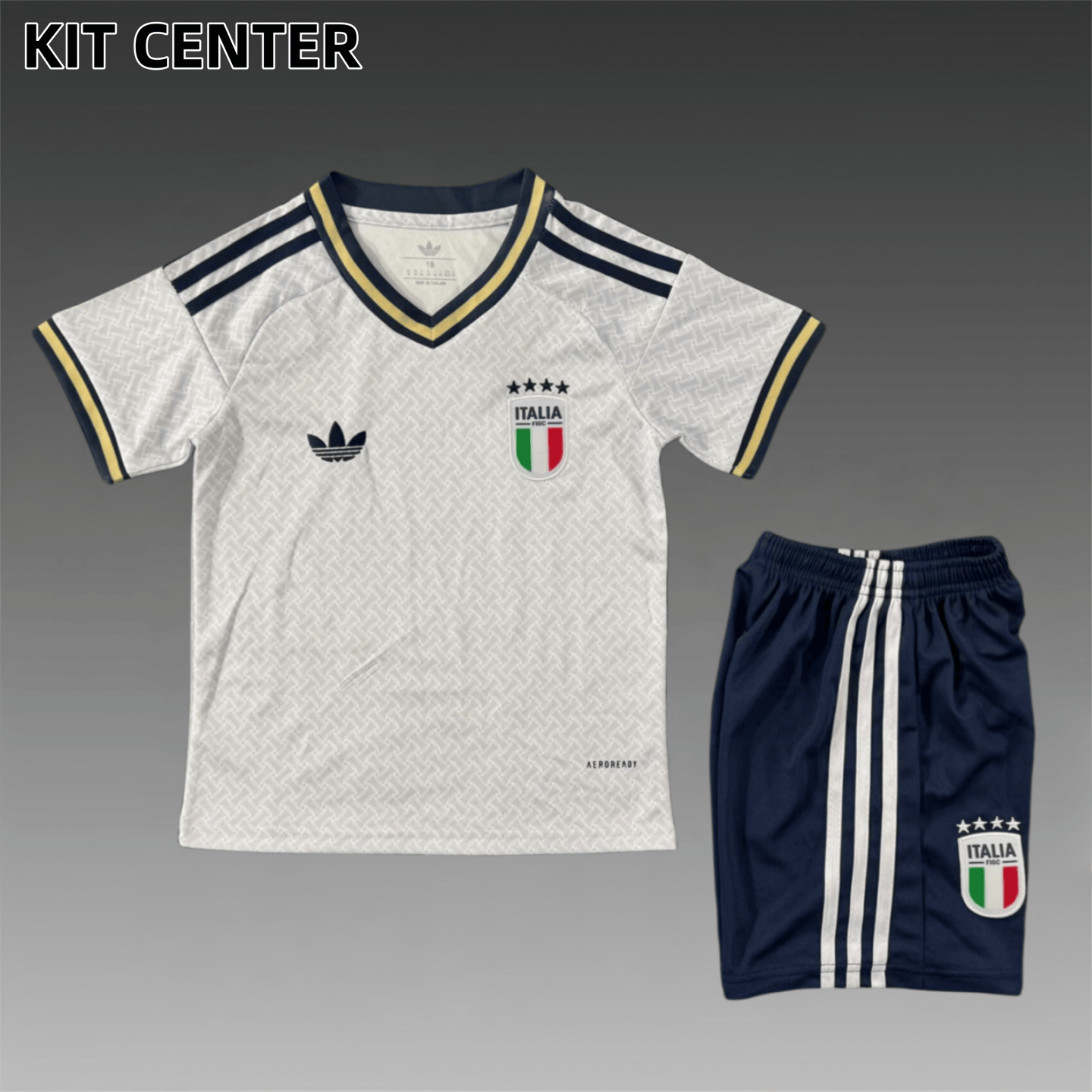 2026 Italy Away Football Shirt (Kids Kit socks)