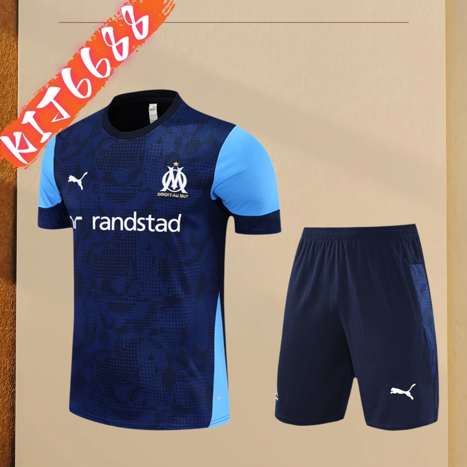 2025/2026 Marseille Adult Short Sleeve Training Suit (Adult Kit)