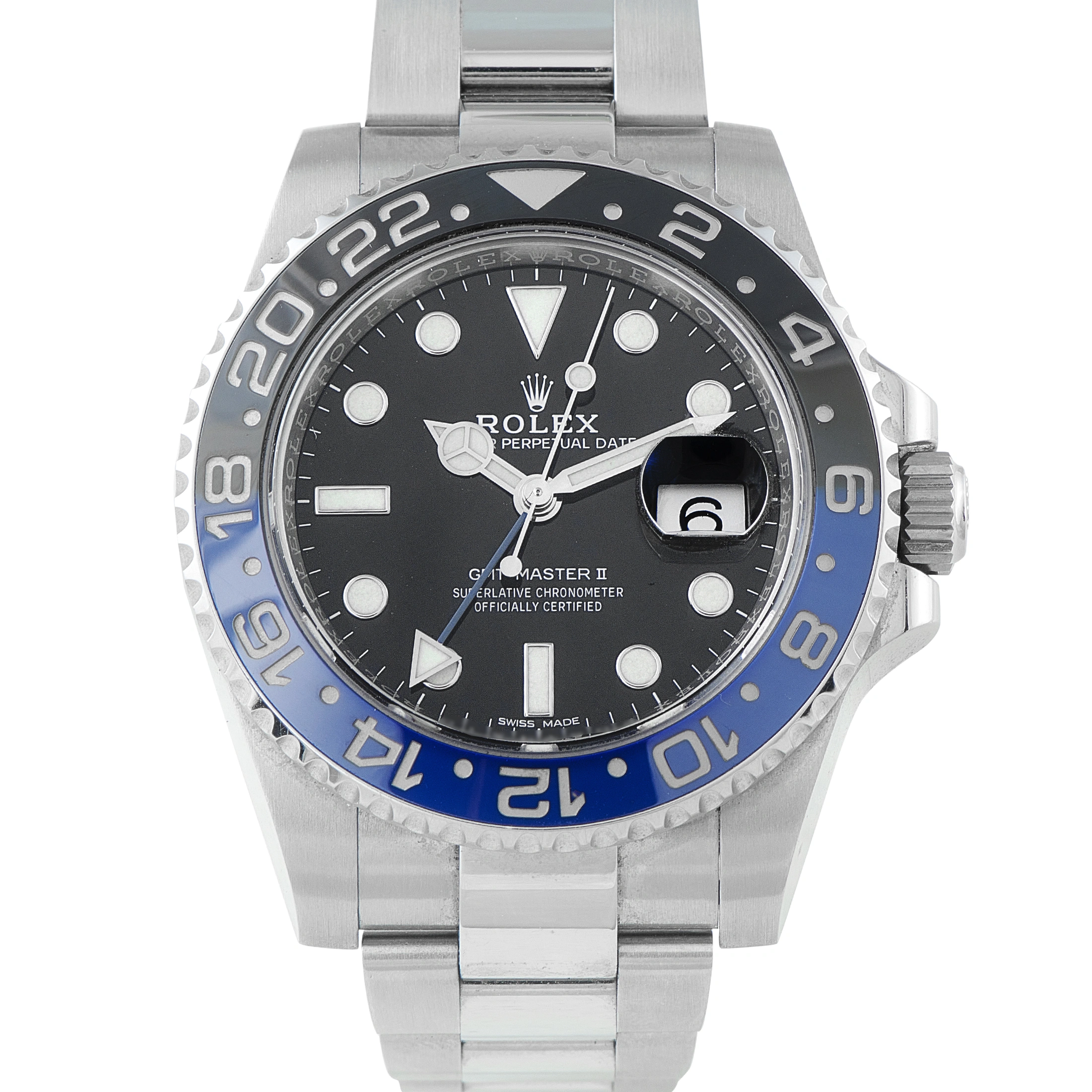 RolexGMT-Master II Batman Steel Watch 116710BLNR