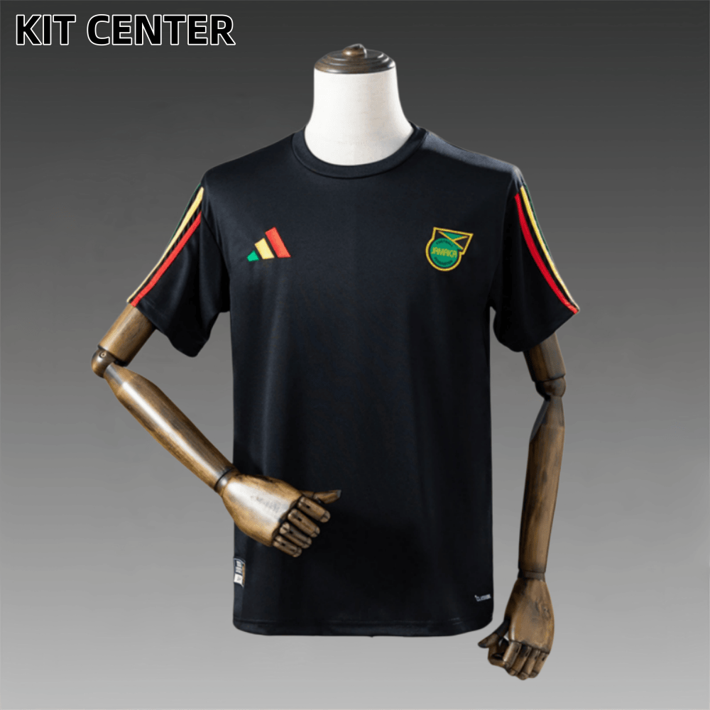 2026 Jamaica Pre-Matchblack Football Shirt (Fans version)
