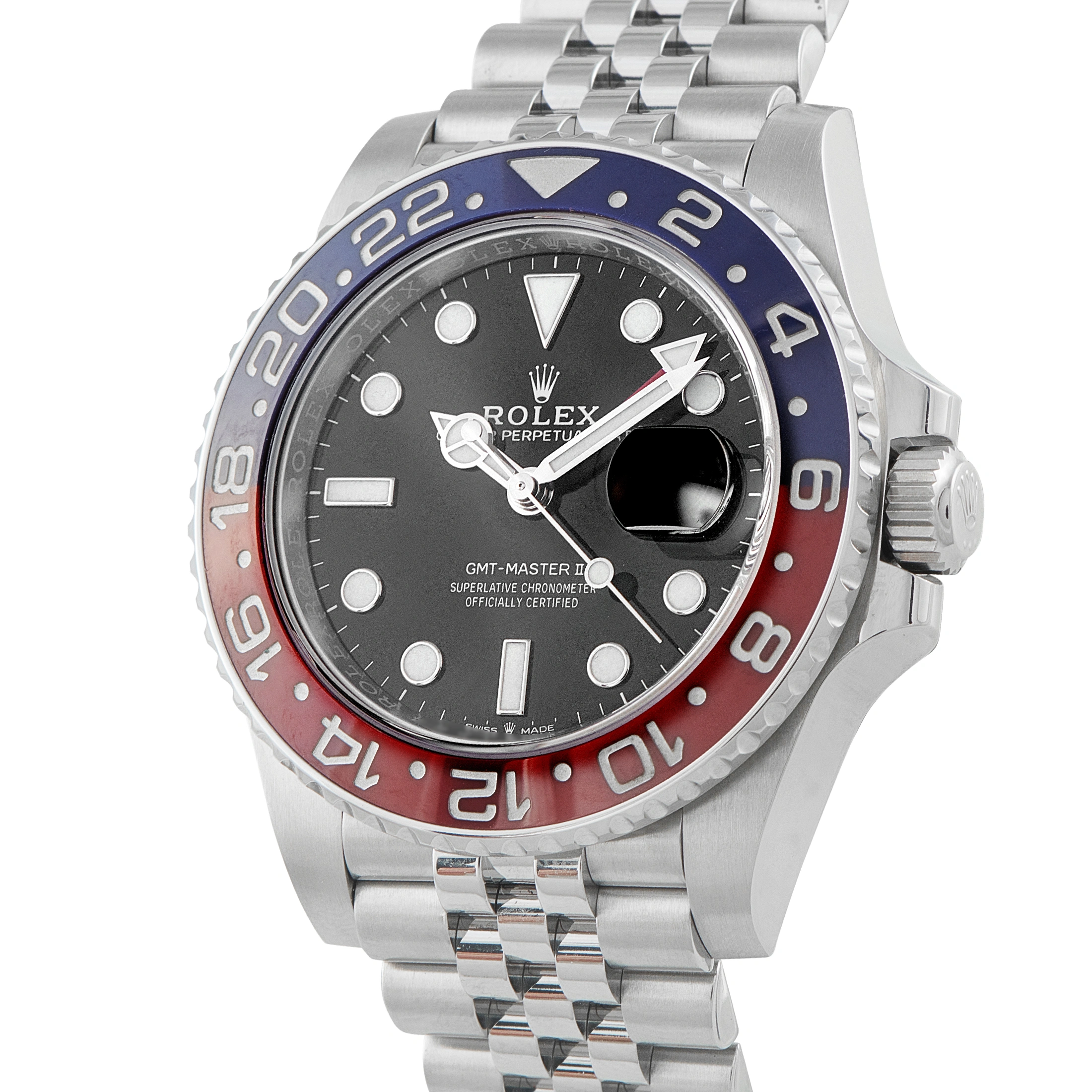 RolexGMT-Master II Pepsi Steel Jubilee Watch 126710BLRO