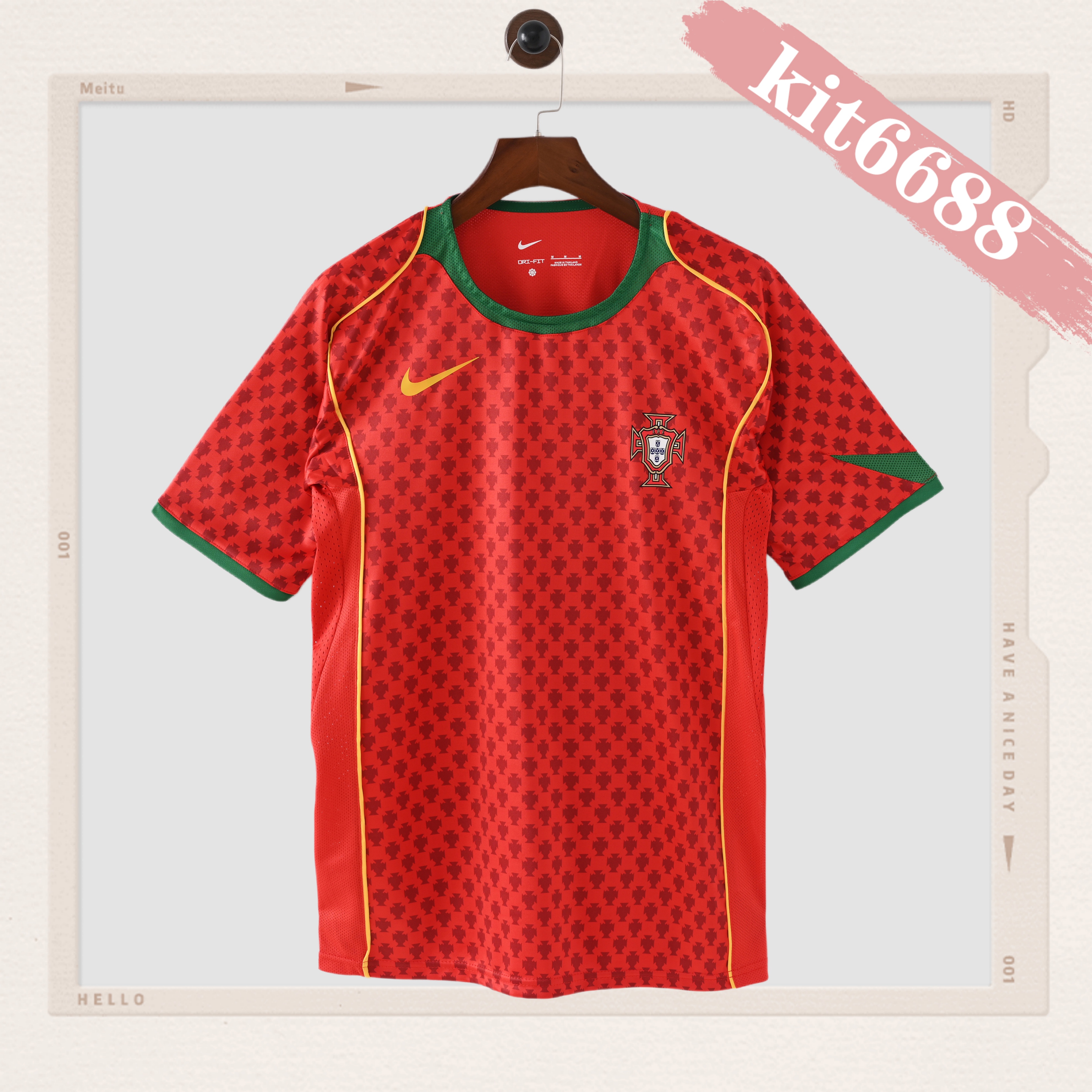 2004 Portugal Away Retro Football Shirt