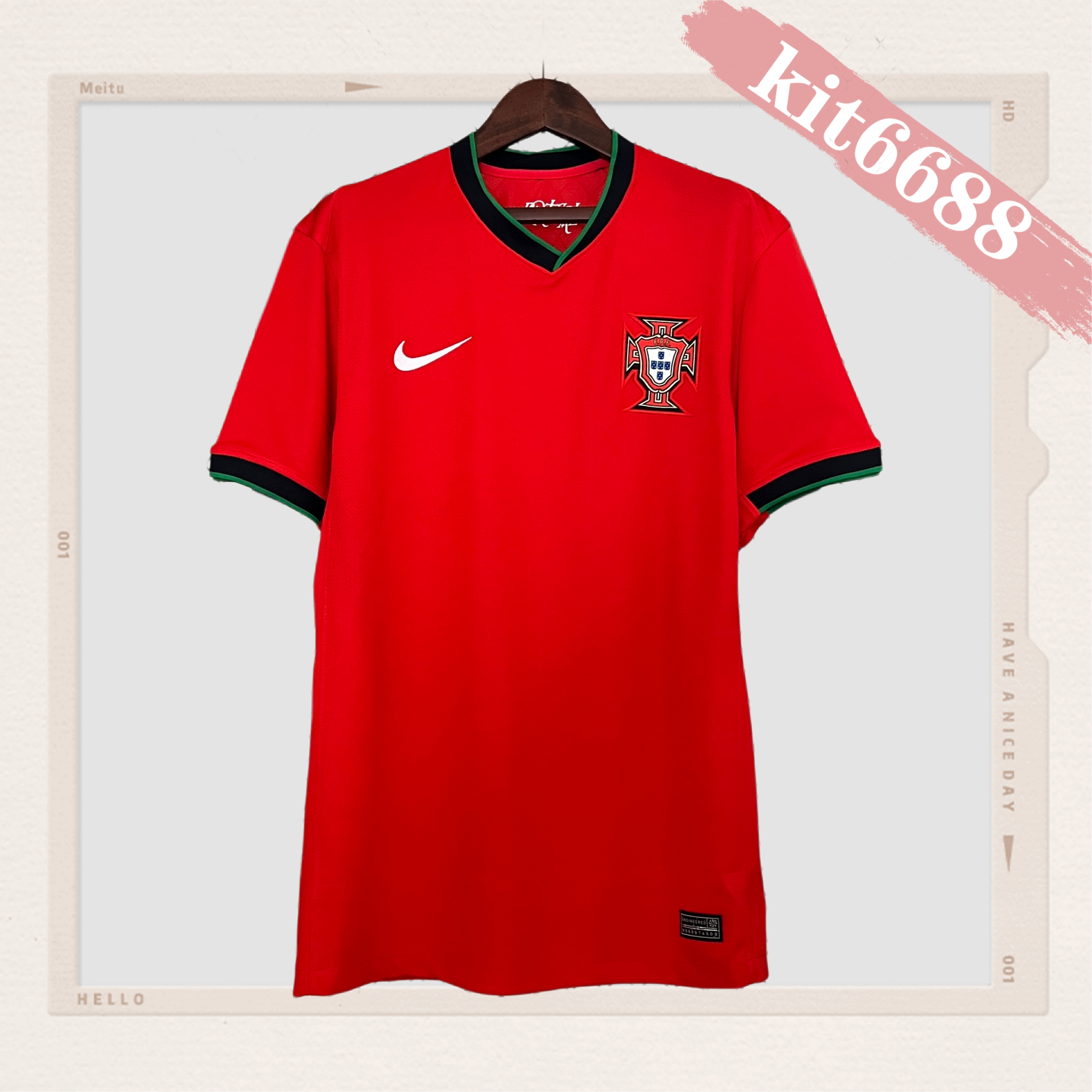 2024 Portugal  home Football Jersey (Fan Edition)