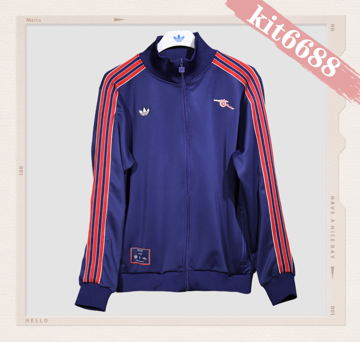 Arsenal Football Casual Culture Retro Jacket