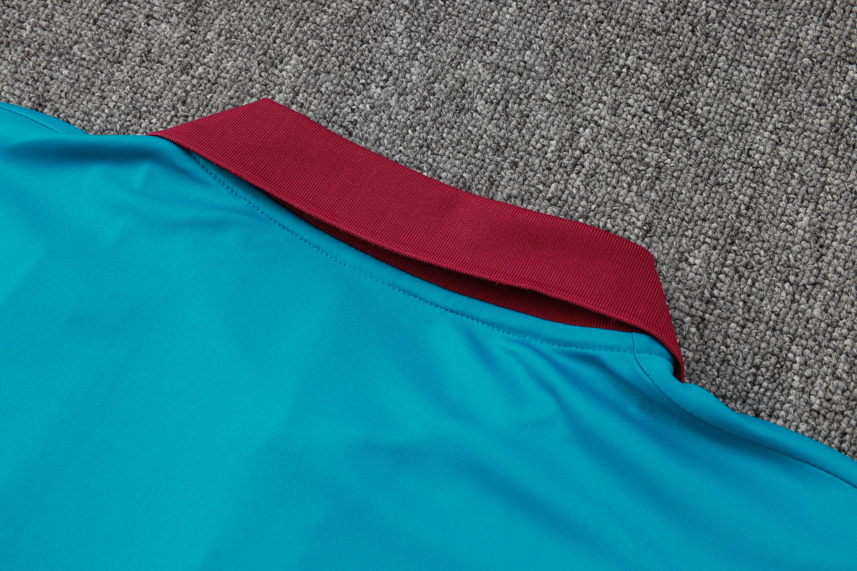 24/25 Paris Saint-Germain Lake Blue Polo Shirt (Adult Kit)